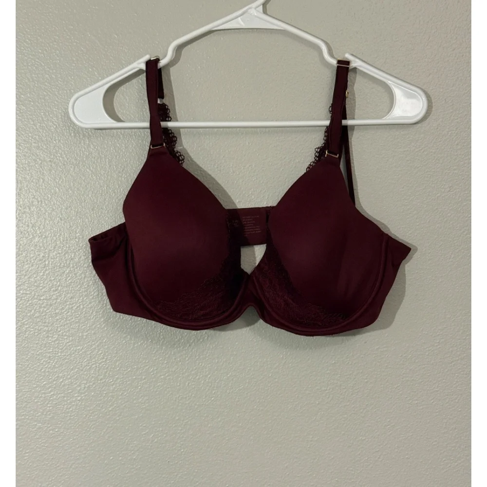 Soma Embraceable Perfect Coverage Elegant Purple Lace Convertible Bra 40C - Picture 1 of 4